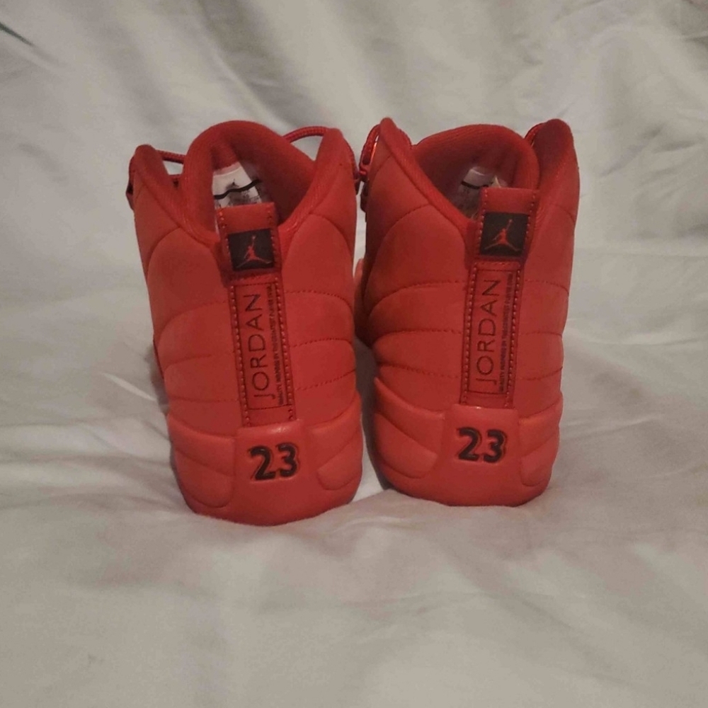 Youth Air Jordan 12 Retro GS Gym Red Size 7Y - Picture 4 of 7